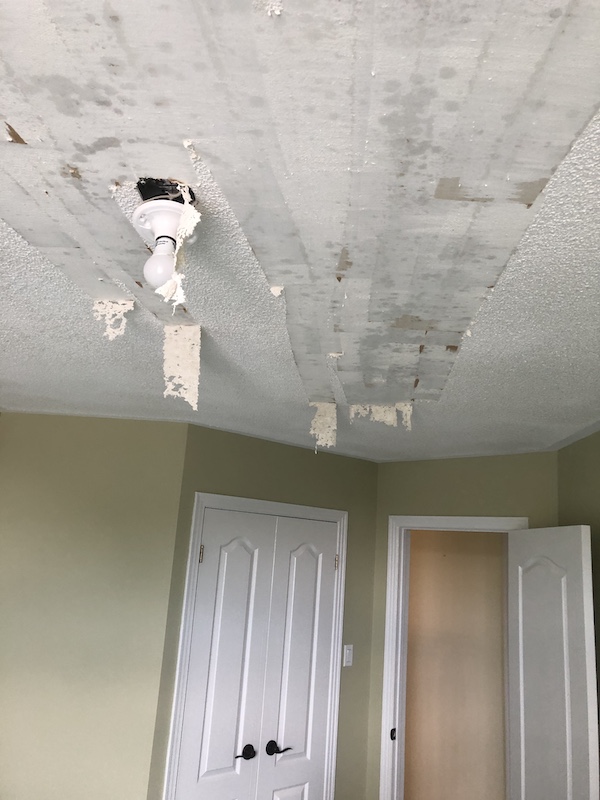 Popcorn Ceiling Removal project 5